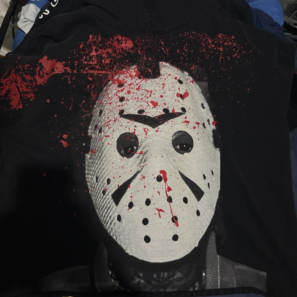 Graphic Black and Red Hoodie